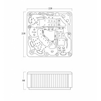 Спа бассейн Treesse Fortaleza Спа бассейн Treesse Fortaleza